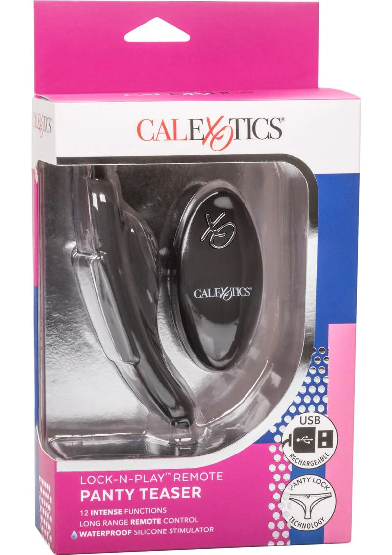 Lock N Play Remote Panty Teaser Rechargeable Vibrator - Image 4
