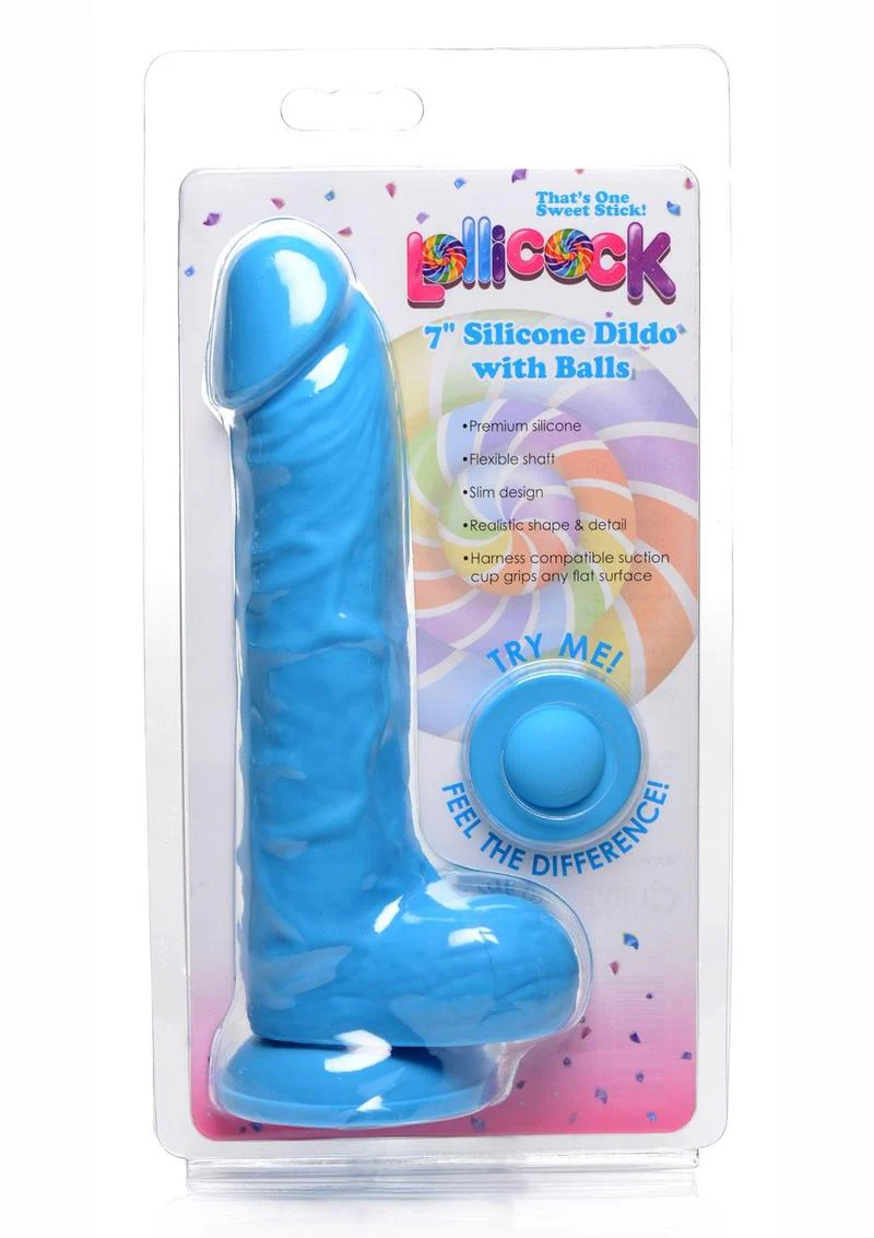 Lollicock Silicone Dildo with Balls - Image 7