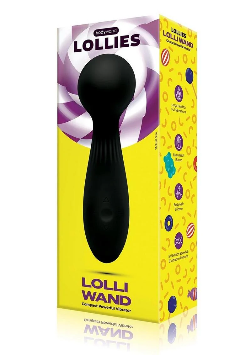 Lollies Lolli Wand in Hot Pink Compact Power Vibrator - Image 3