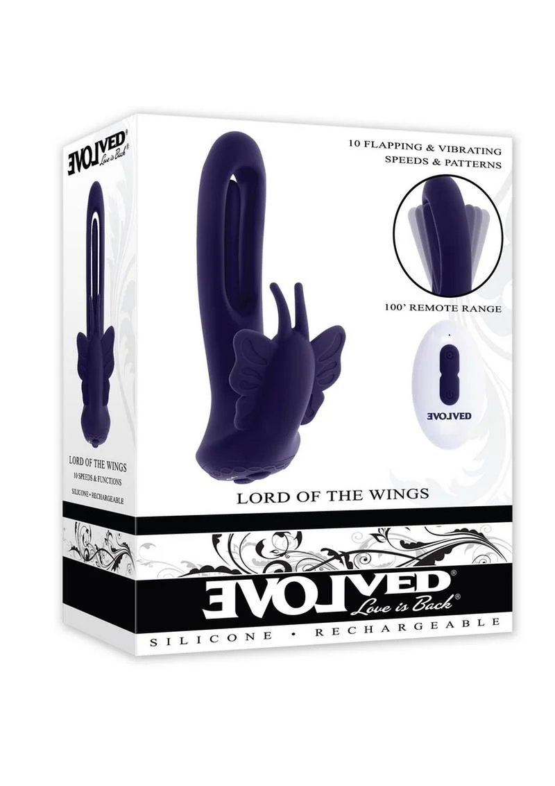 Lord of the Wings Rechargeable Silicone Butterfly Stimulator - Image 4