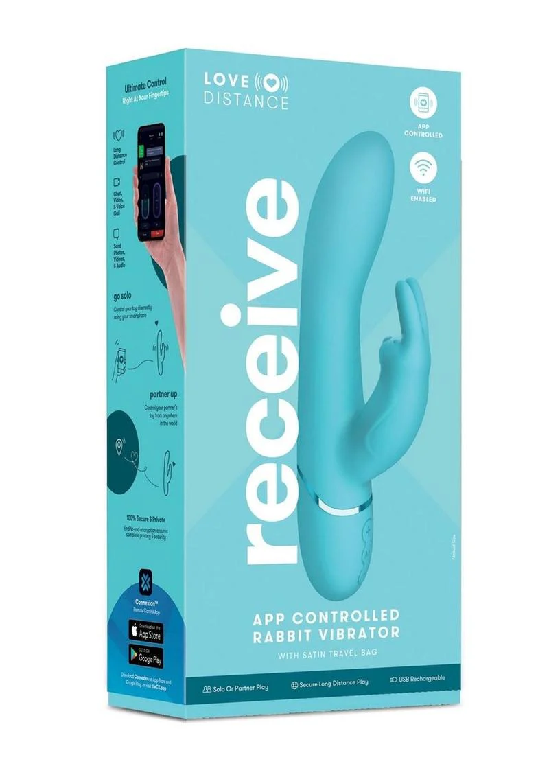 Love Distance Receive App Control Rabbit Vibrator - Image 4
