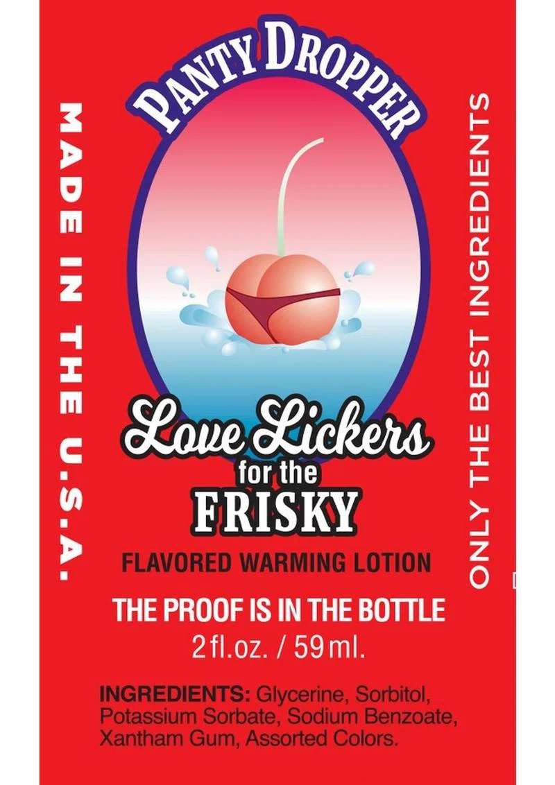 Love Lickers Panty Dropper Cherry Flavored Lotion - Image 2