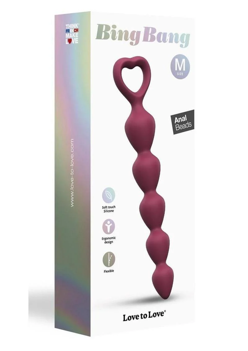 Love to Love Bing Bang Silicone Anal Beads - Image 10