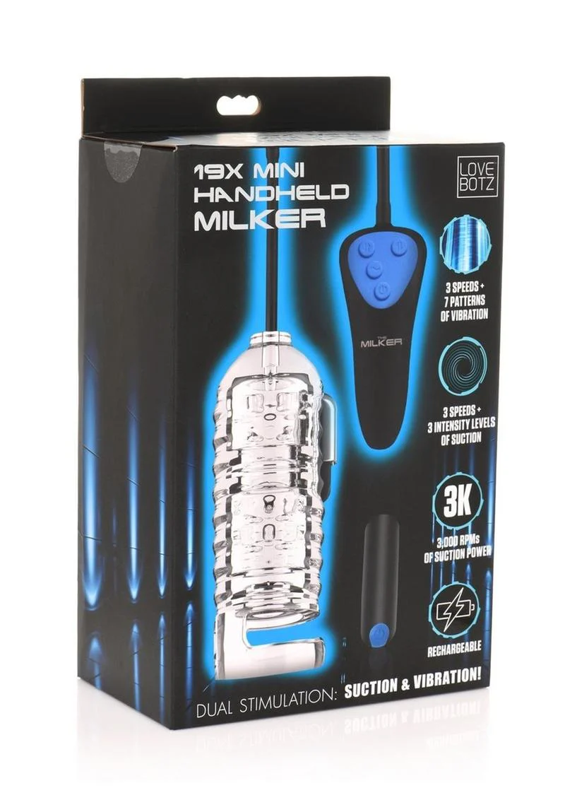 LoveBotz 19X Mini Handheld Milker with Wired Remote Control - Image 4