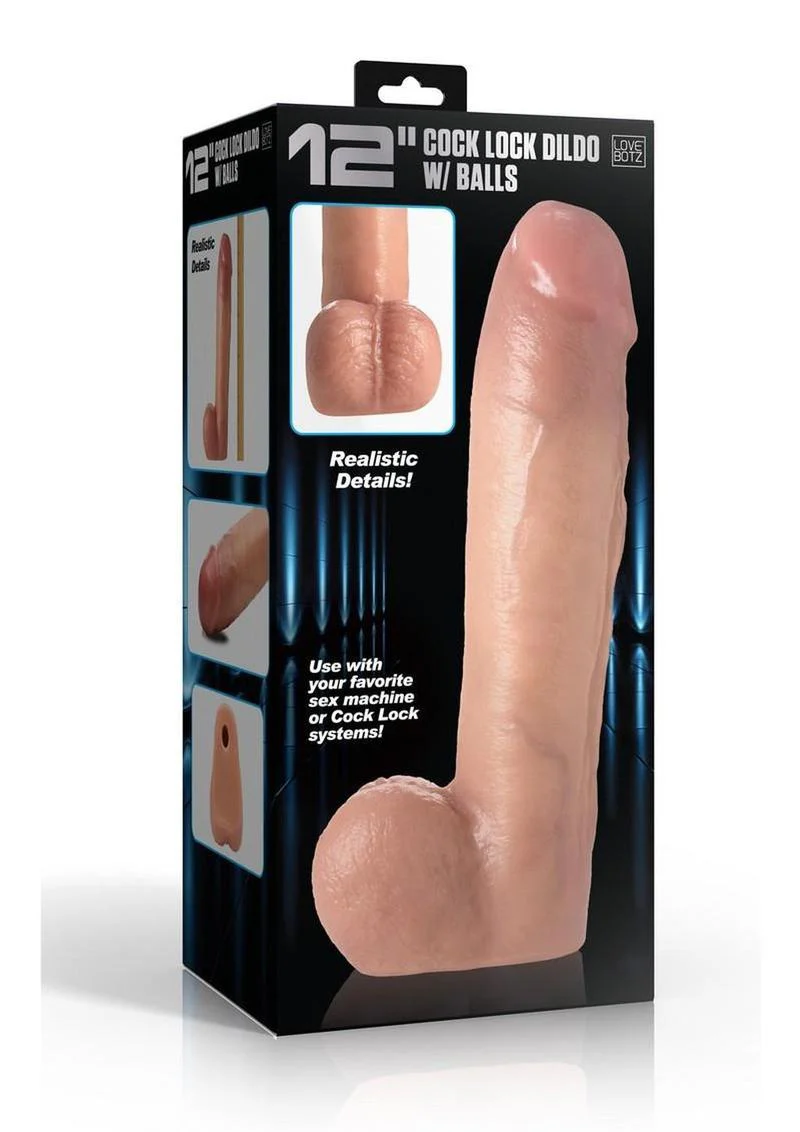 LoveBotz Cock Lock Realistic Dildo with Balls - Image 10