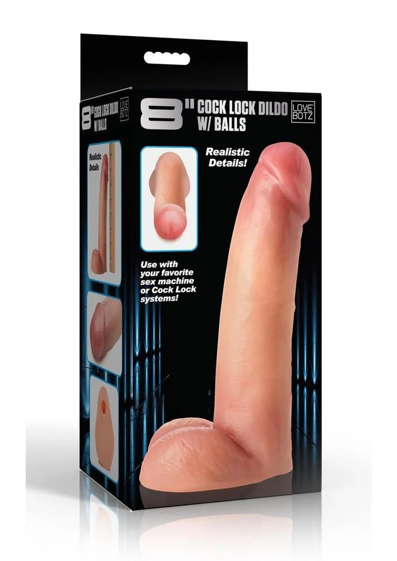 LoveBotz Cock Lock Realistic Dildo with Balls - Image 11