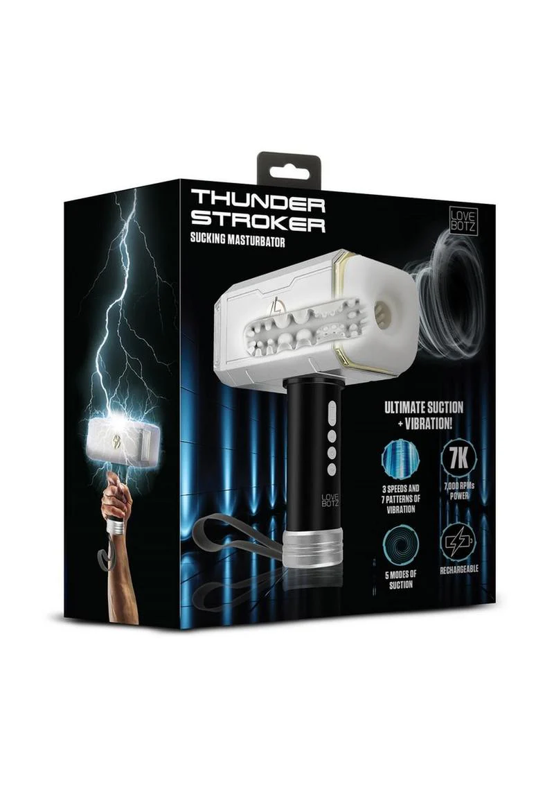 LoveBotz Thunder Rechargeable Stroker Ultimate Sucking Masturbator - Image 4