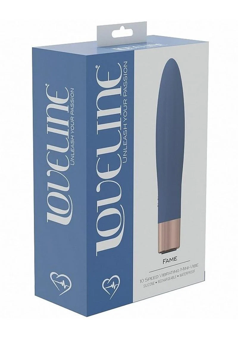 Loveline Fame Rechargeable Silicone 10-Speed Mini Vibrator - Image 3