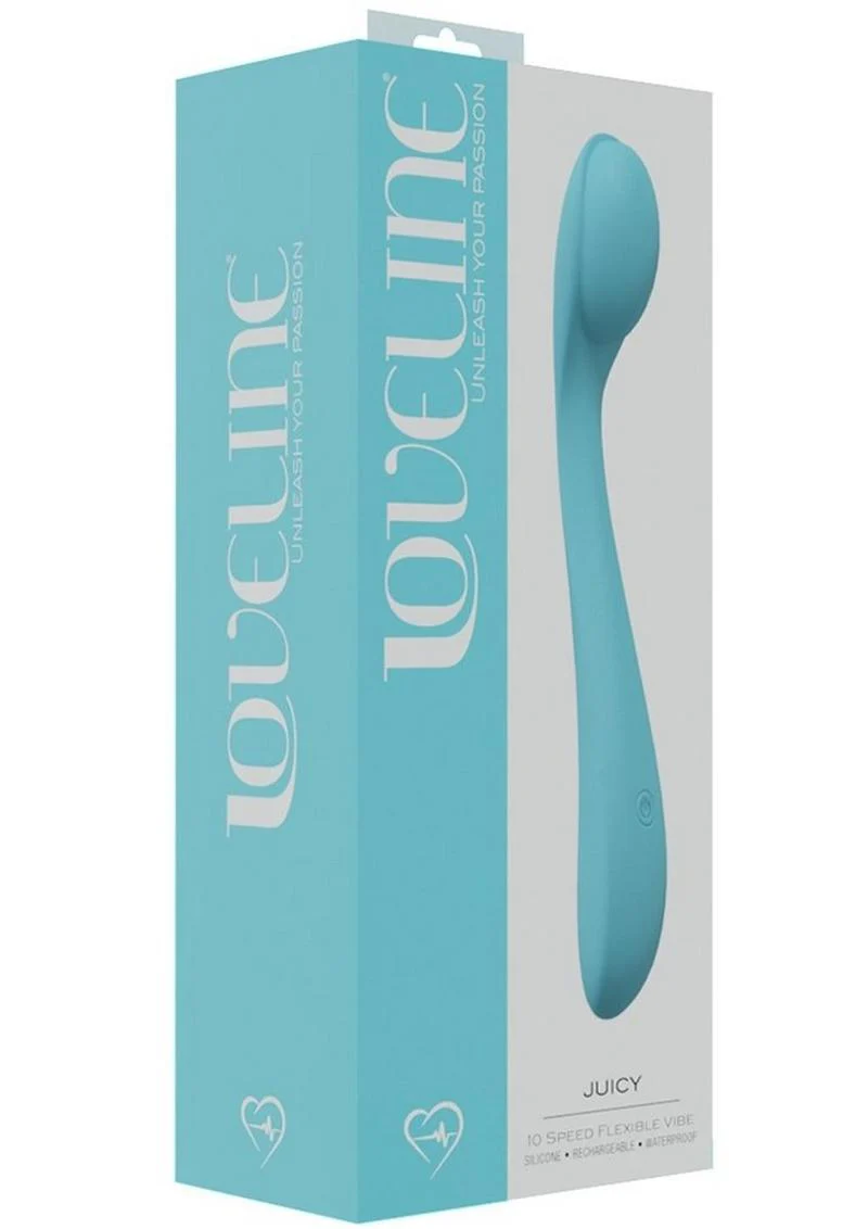 Loveline Juicy Silicone Rechargeable 10 Speed Flexible Vibe - Image 6
