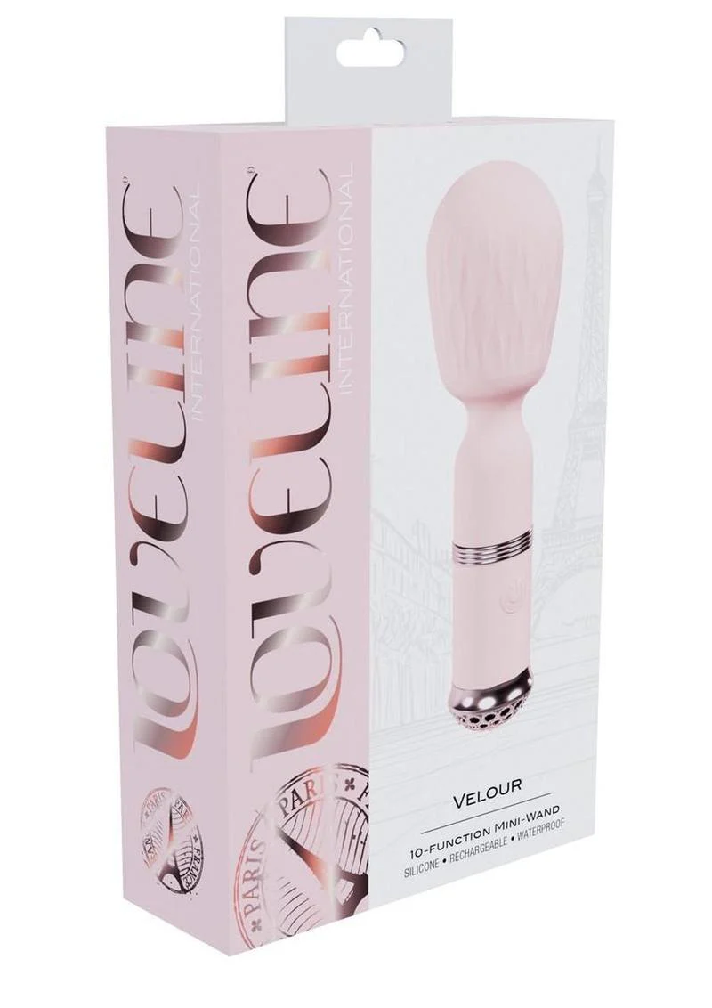 Loveline Velour Rechargeable Mini-Wand - Image 6