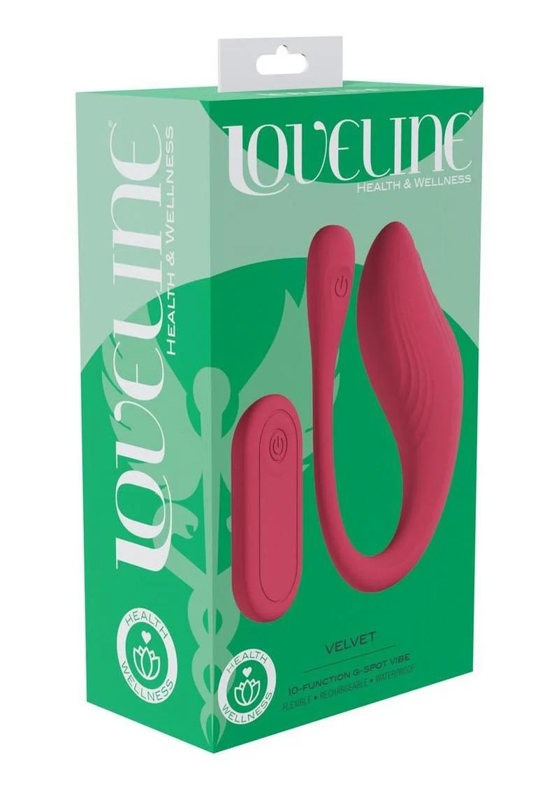 Loveline Velvet G-Spot Silicone Vibrator - Image 4
