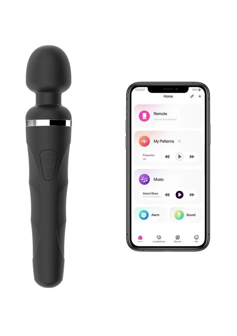 Lovense Domi 2 Bluetooth Remote-Controlled Wand Vibrator - Image 3