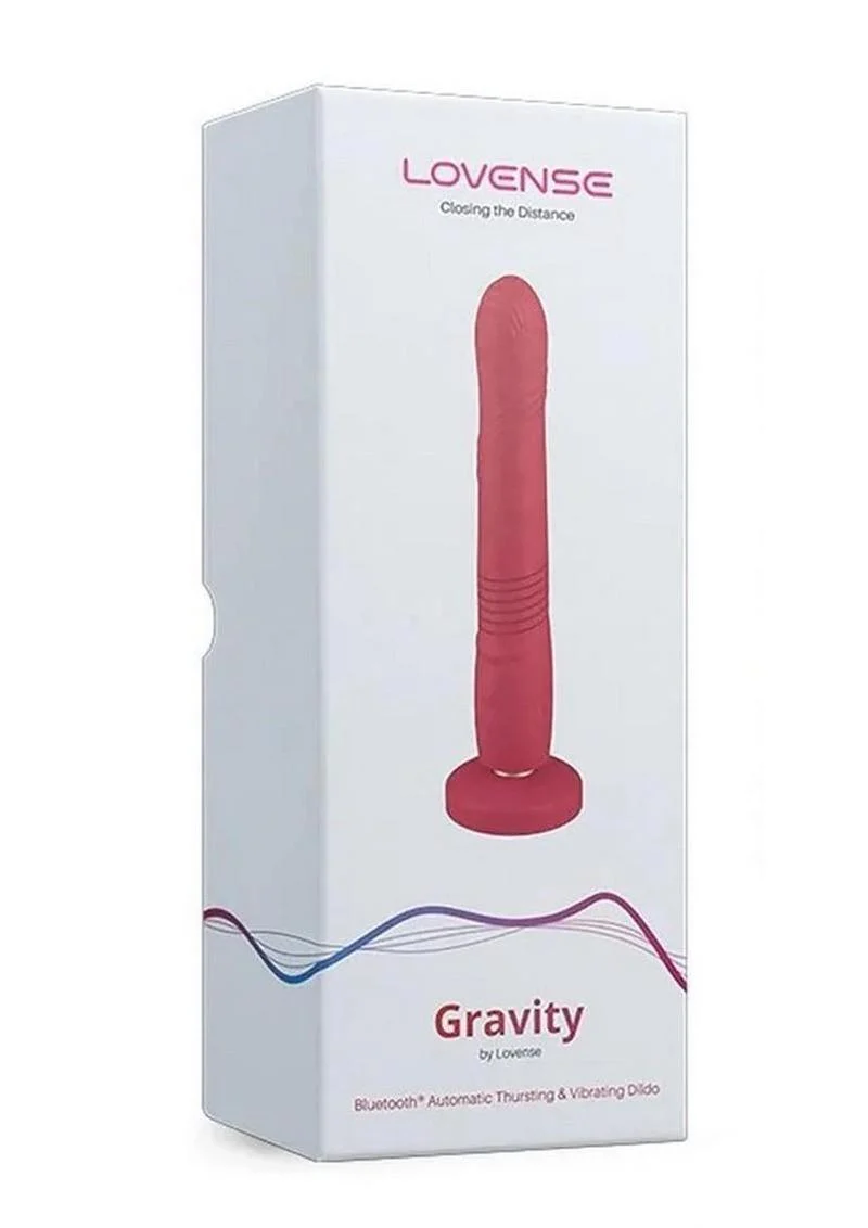 Lovense Gravity Bluetooth App-Controlled Thrusting And Vibrating Silicone Dildo - Image 4