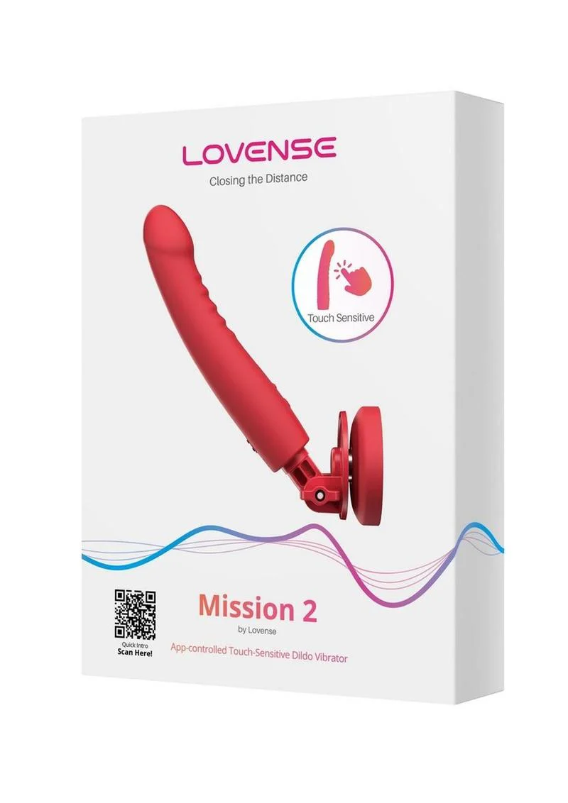 Lovense Mission App-Controlled Touch Sensitive Dildo Vibrator - Image 4