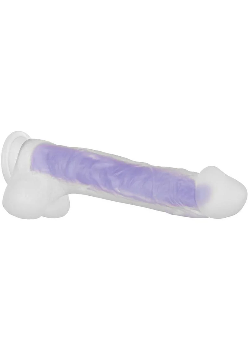 Luminous Stud Dildo with Balls - Image 2