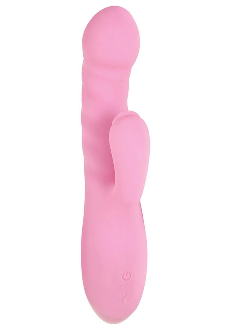 Luv Heat Up Thruster Rechargeable Silicone Rabbit Vibrator - Image 4