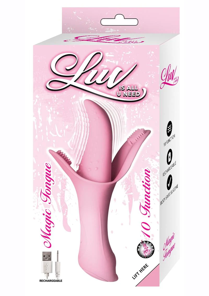 Luv Magic Tongue Rechargeable Silicone Clitoral Stimulator - Image 3