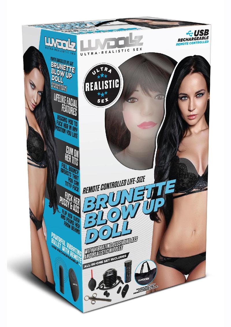 Luvdollz Brunette Blow Up Doll With Remote Controlled Life-Size - Image 4