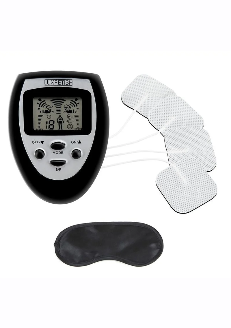 Lux Fetish Electro-Sex Kit with Stimulation Pads 10 Speeds