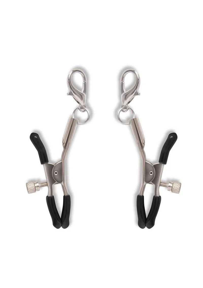 Lux Fetish Interchangeable Collar And Nipple Clips Set - Image 3