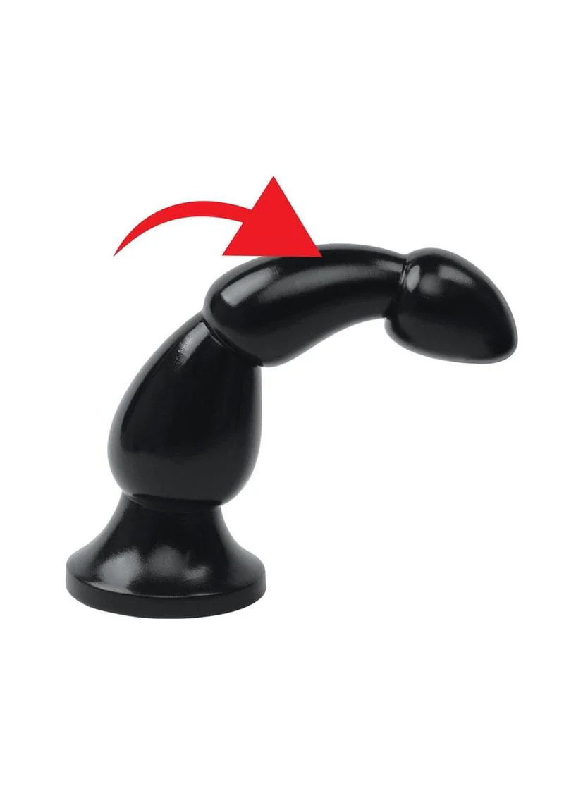 Lux Fetish Ribbed Butt Plug with Suction Base - Image 3