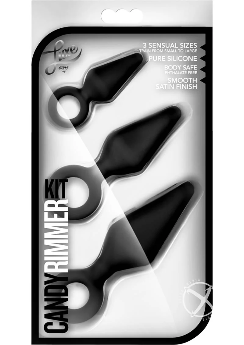 Luxe Candy Rimmer Silicone Anal Kit - 3 Piece - Image 4