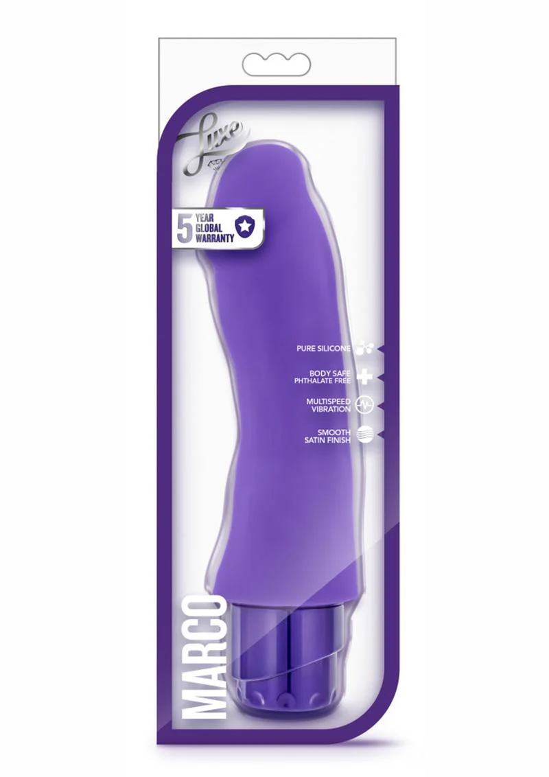 Luxe Marco Silicone Vibrating Dildo - Image 4