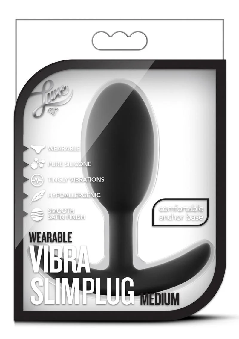 Luxe Wearable Vibra SlimPlug Medium Butt Plug - Image 14