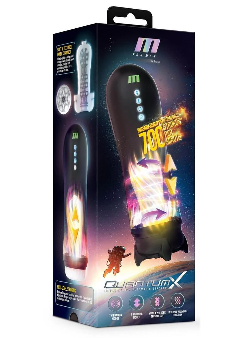 M For Men Quantum X Rechargeable Automatic Stroker 7 Modes - Image 4