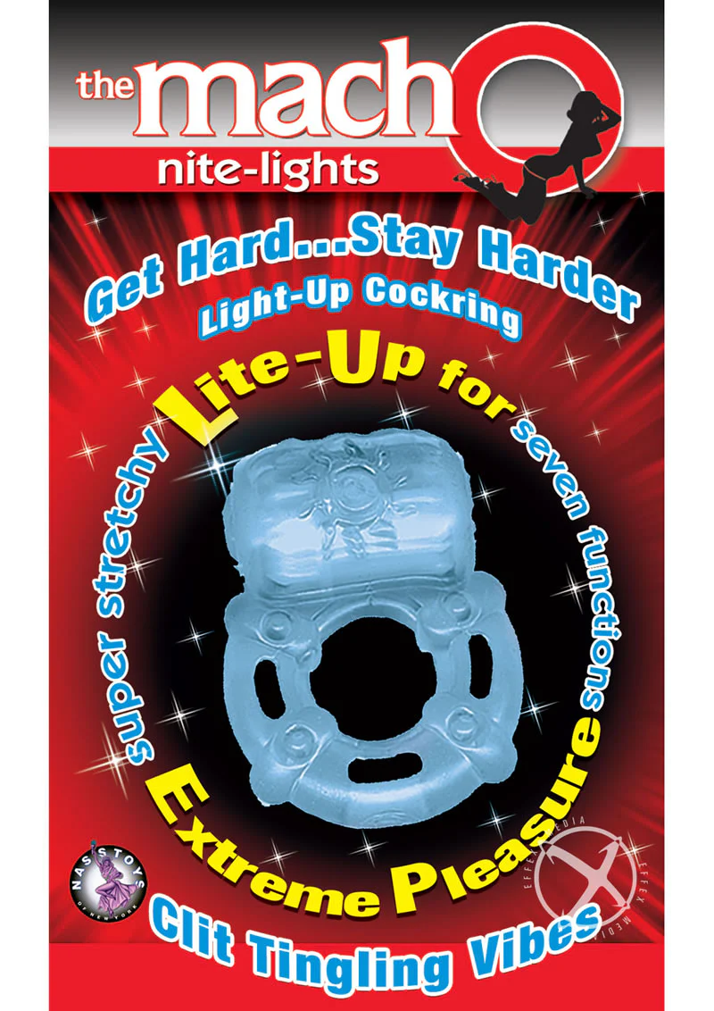 Macho Nite Lights Vibrating Cock Ring - Image 2