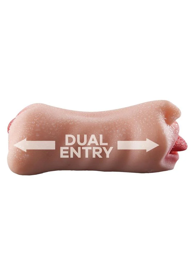 Man Eater Dual Entry Pussy & Mouth Masturbator By Skinsations - Image 3