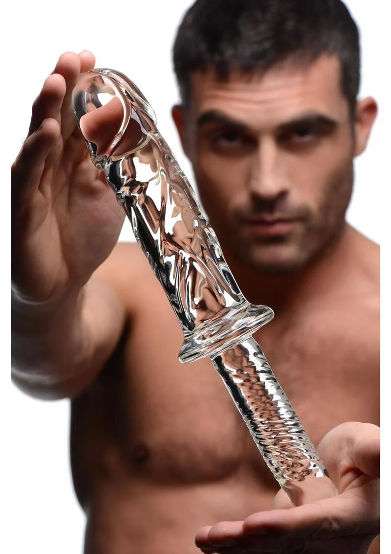 Master Series Brutus Glass Dildo Thruster for Intense Pleasure - Image 3