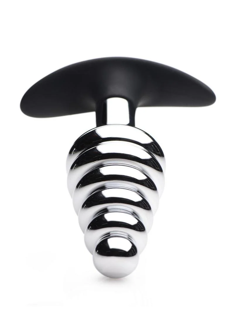 Master Series Dark Hive Metal and Silicone Anal Plug - Image 2