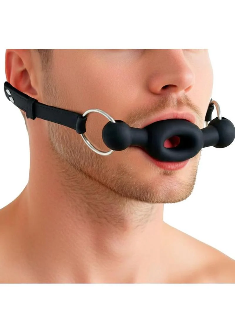 Master Series Forced Silicone Feeding Gag - Image 2