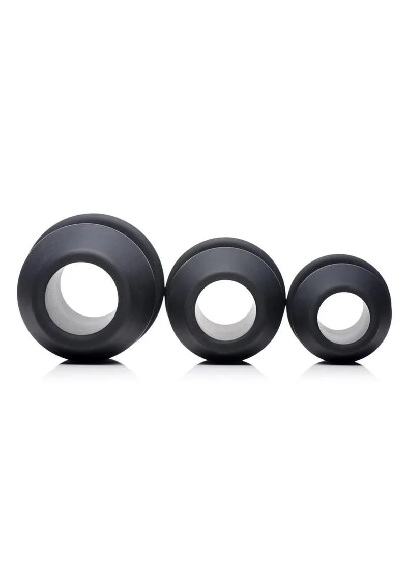 Master Series Gape-Grommets Hollow Silicone Anal Dilator - Image 2