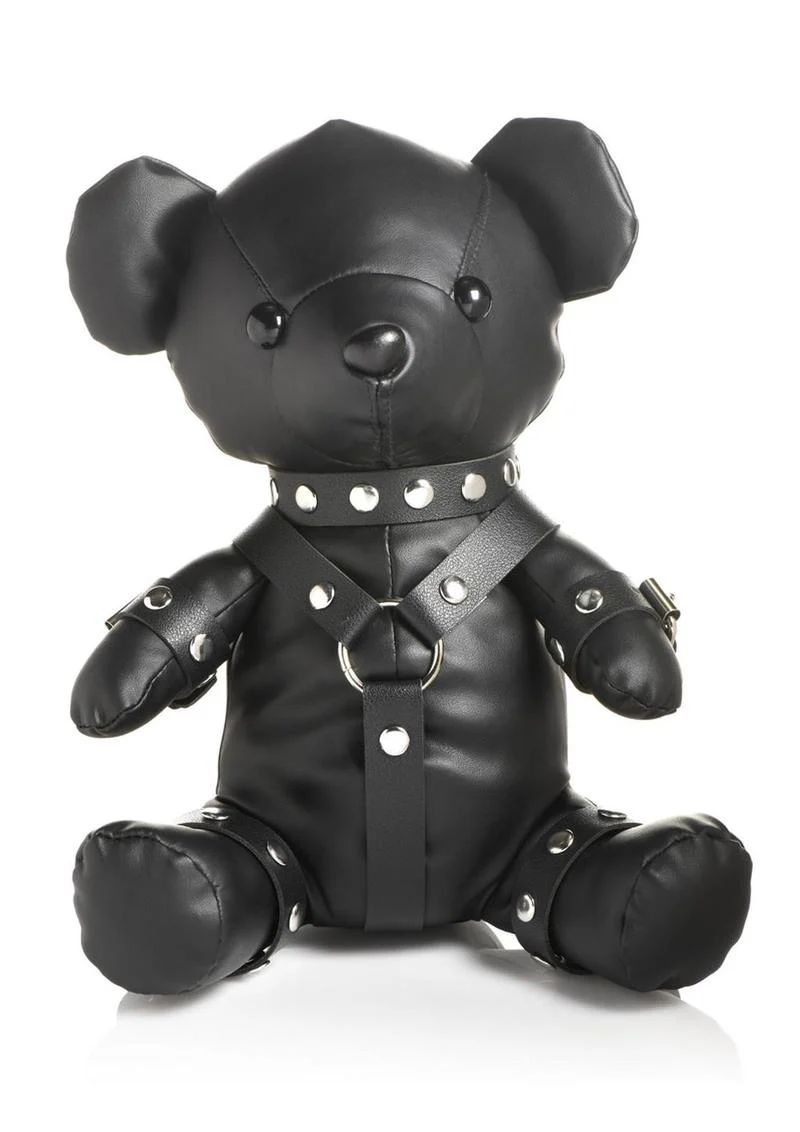 Master Series Gimp Bear Red Leather Bear With Harness - Image 5