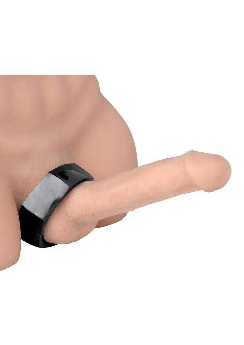 Master Series Hex Heavy Duty Cock Ring and Ball Stretcher - Image 3