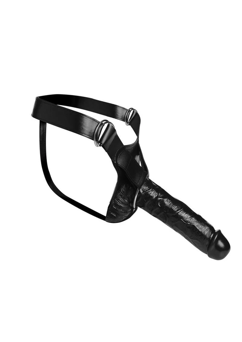 Master Series Infiltrator Hollow Strap-On Dildo with Adjustable Harness - Image 3