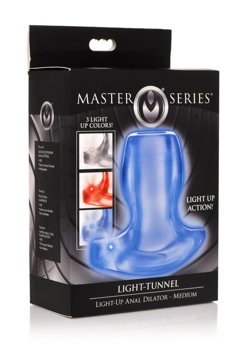 Master Series Light-Tunnel Light-Up Anal Dilator - Image 4