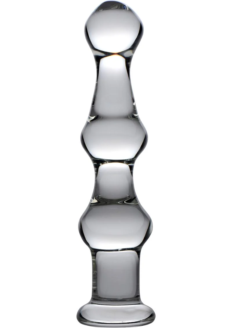 Master Series Mammoth 3 Bumps Advanced Stimulation Glass Dildo