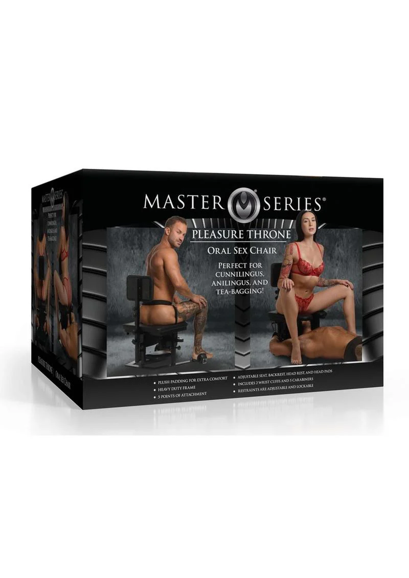 Master Series Pleasure Throne Oral Sex Chair - Image 4