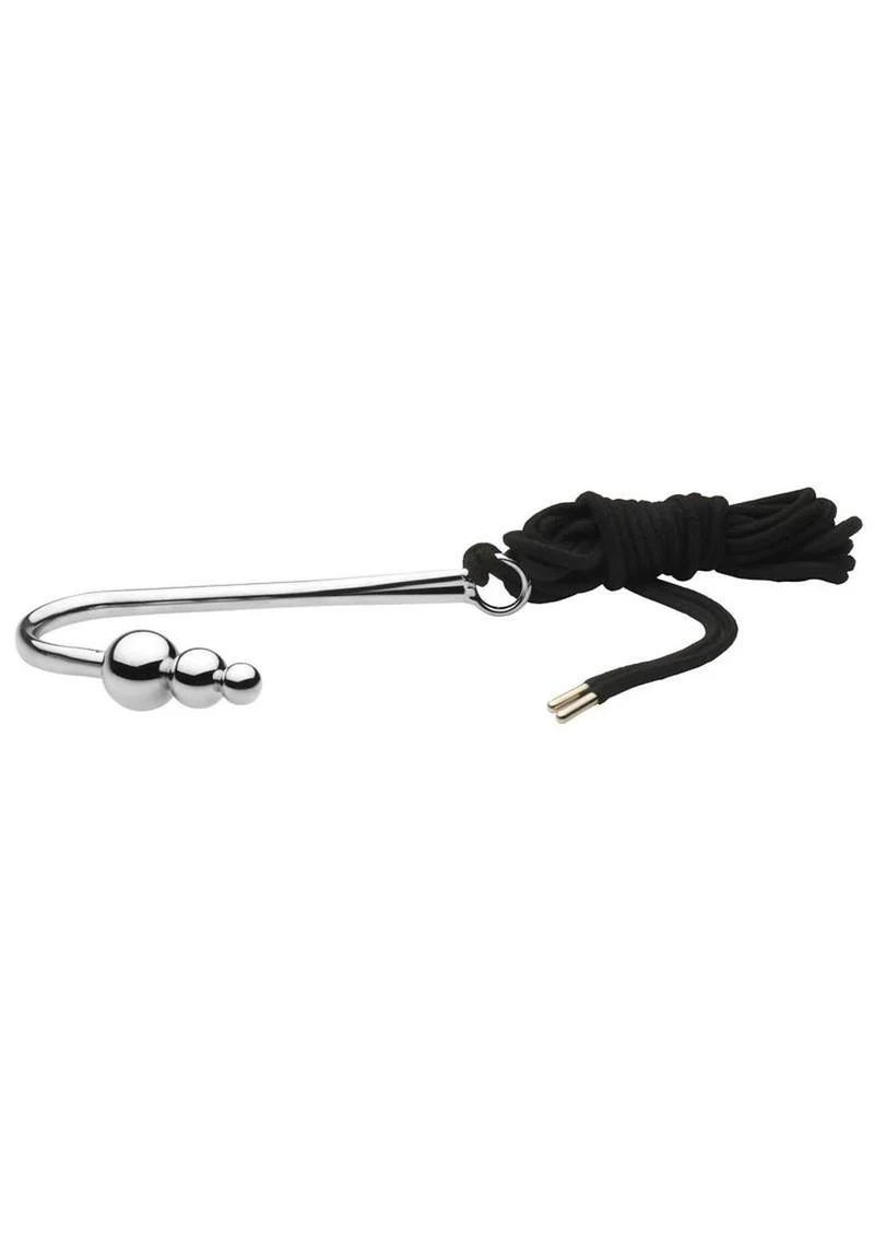 Master Series Roped Beaded Anal Hook - Image 2