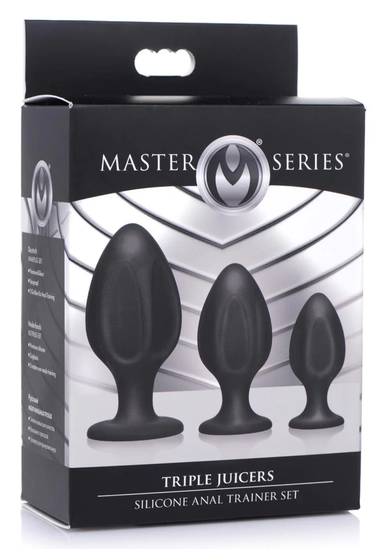 Master Series Triple Juicers Silicone Anal Trainer - Image 4