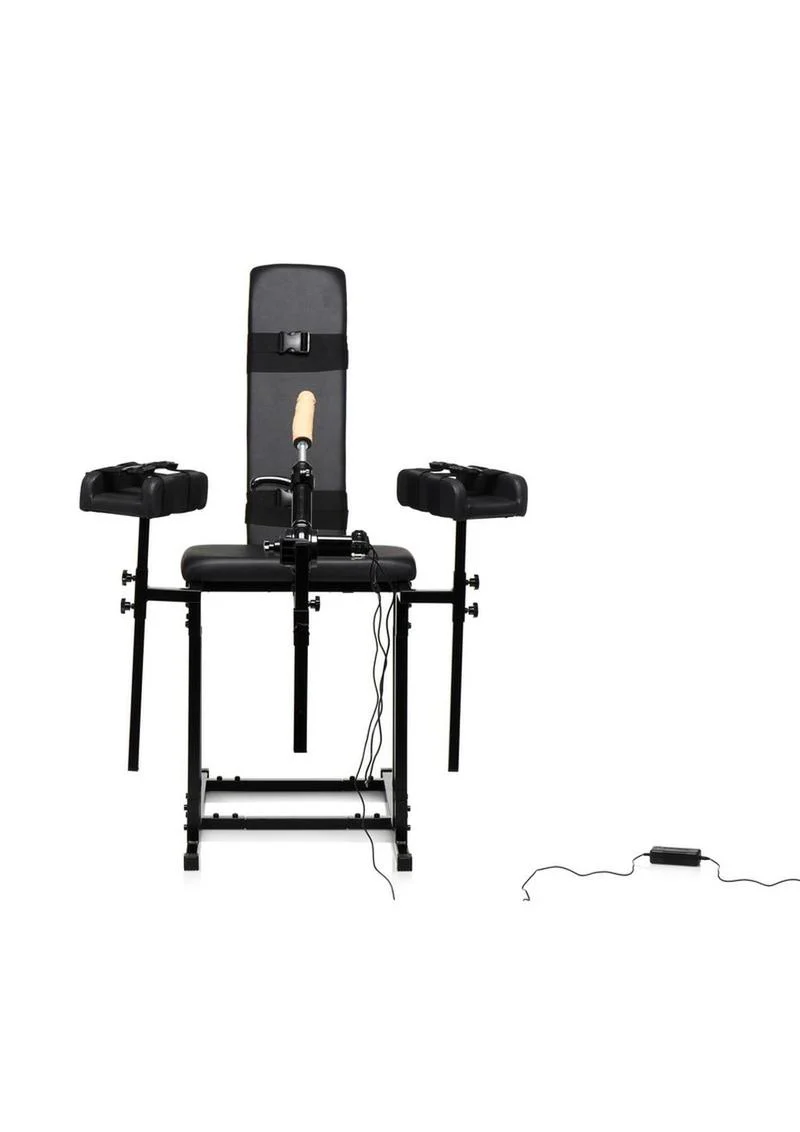 Master Series Ultimate Obedience Chair with Sex Machine - Image 2
