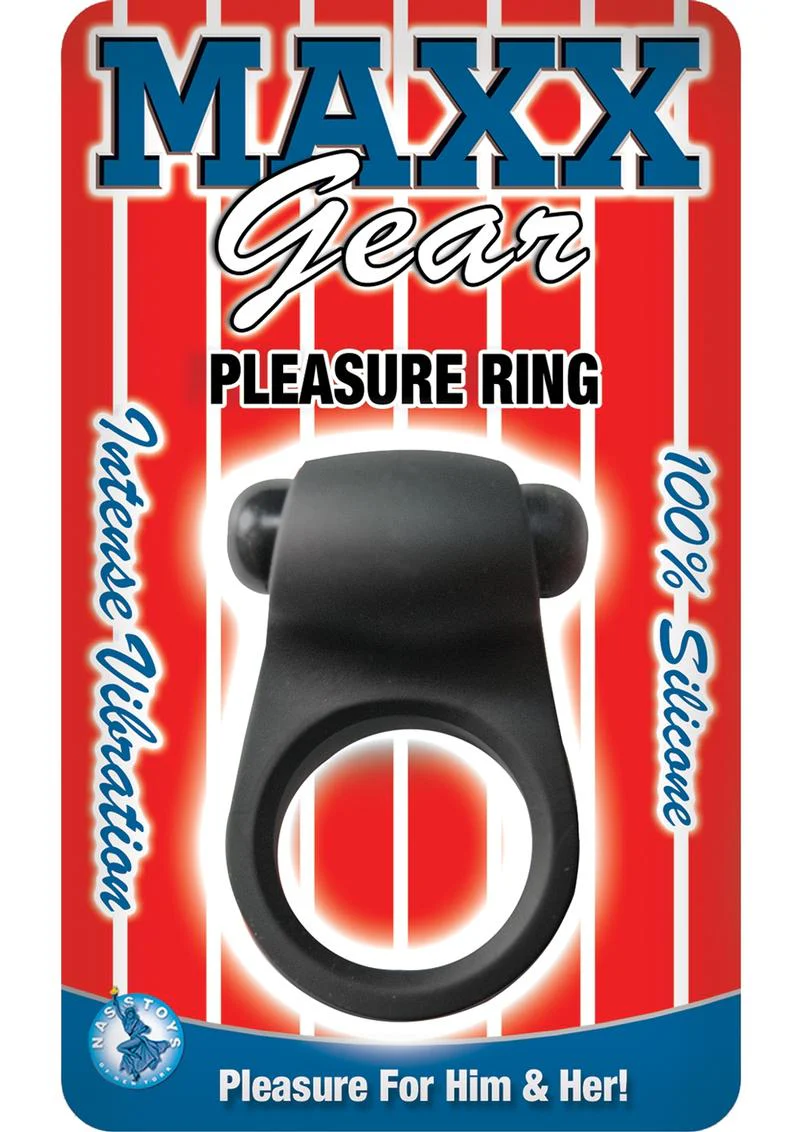 Maxx Gear Pleasure Ring Silicone Vibrating Cock Ring - Image 3