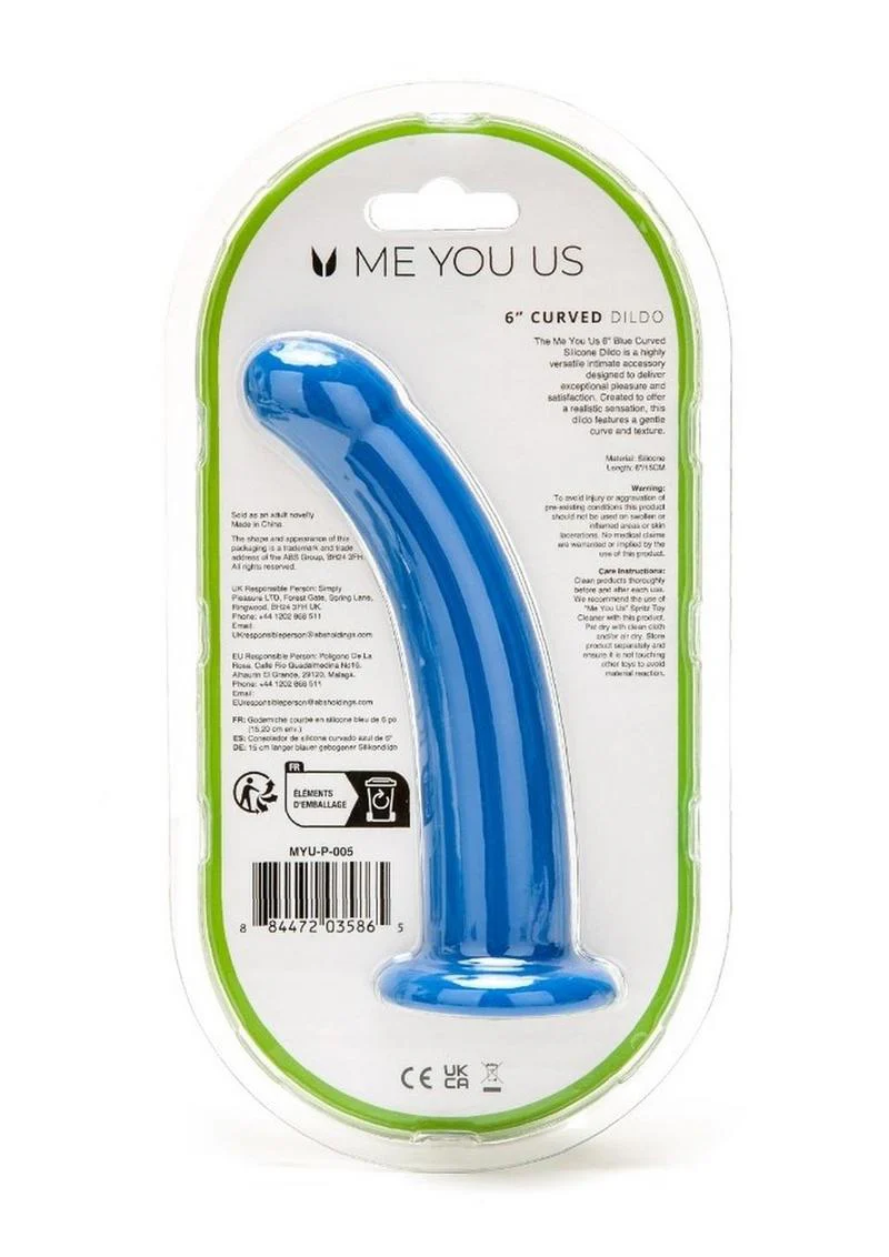 Me You Us Curved Body-Safe And Harness Compatible Silicone Dildo - Image 3