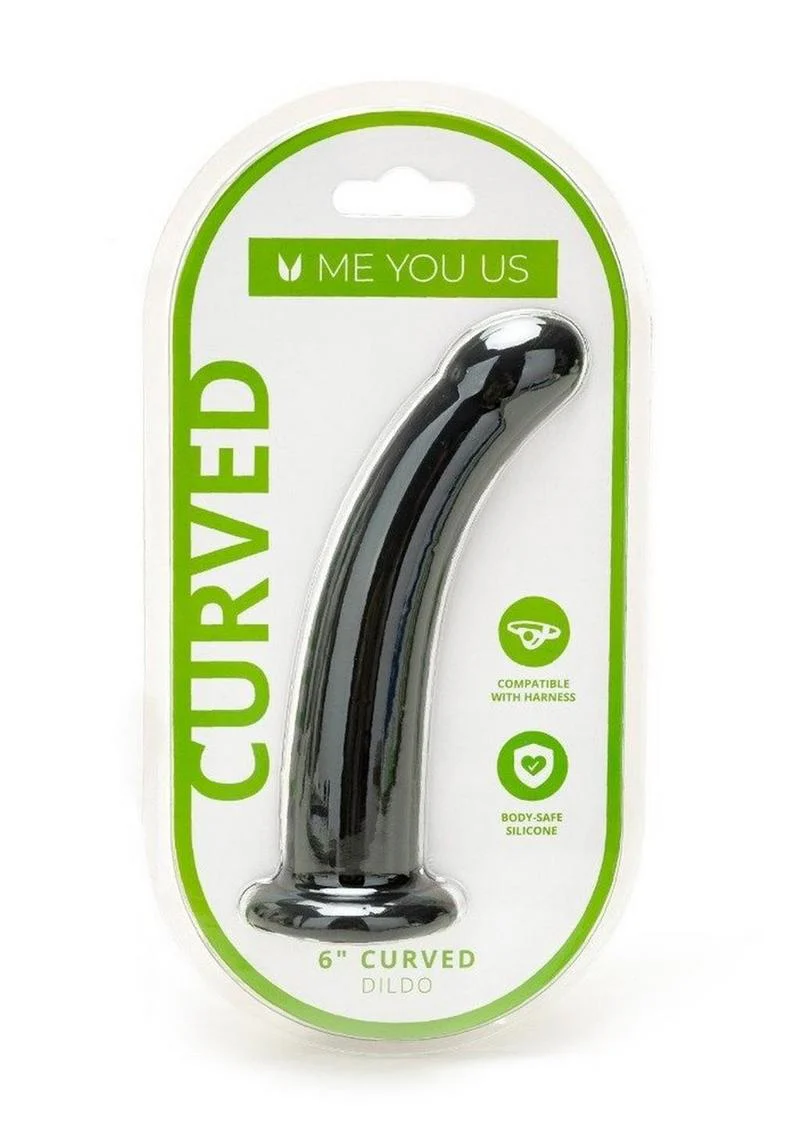 Me You Us G-Spot Curved Silicone Dildo - Image 3
