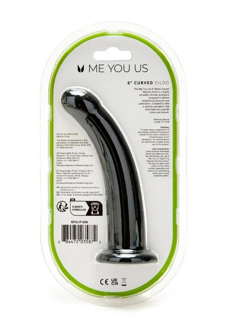 Me You Us G-Spot Curved Silicone Dildo - Image 4