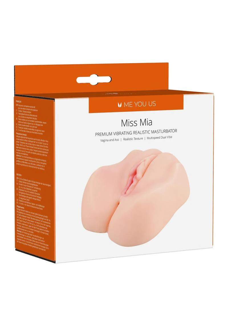 Me You Us Miss Mia Vibrating Realistic Pussy And Ass Masturbator - Image 4