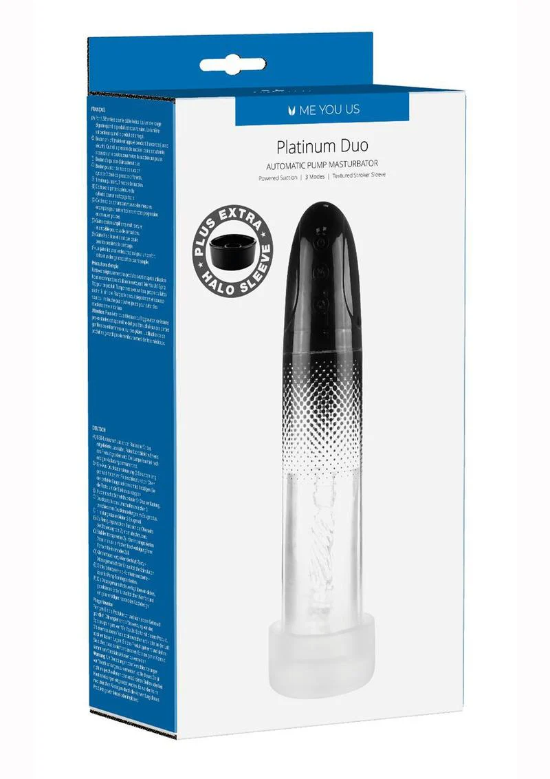 Me You Us Platinum Duo Automatic and Rechargeable Pump Masturbator - Image 4